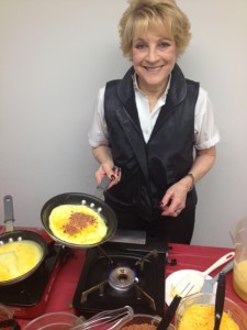 Susan Keyser, a.k.a. The Omelette Queen, always treats our volunteers like Royalty!