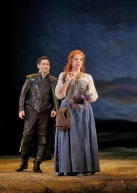 Juan Diego Flórez and Joyce DiDonato in Rossini's La Donna del Lago.  Photograph by Ken Howard, courtesy the  Metropolitan Opera